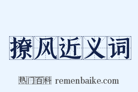撩风近义词是什么意思的图片